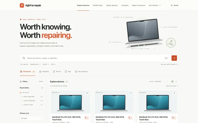 right to repair — Hardware worth keeping