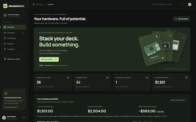 stacked deck — The next build is already in your deck
