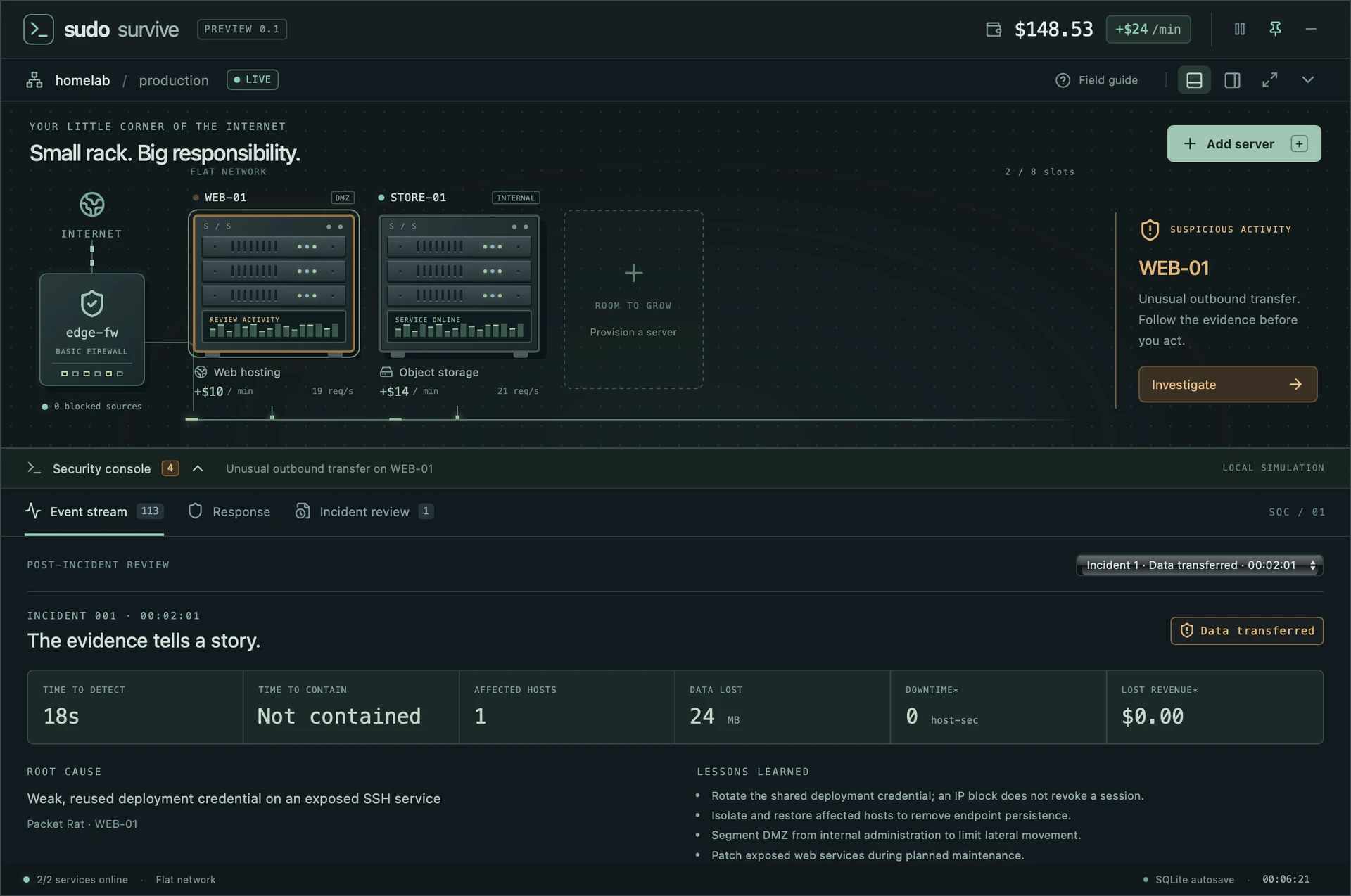 sudo survive — Learn from the incident